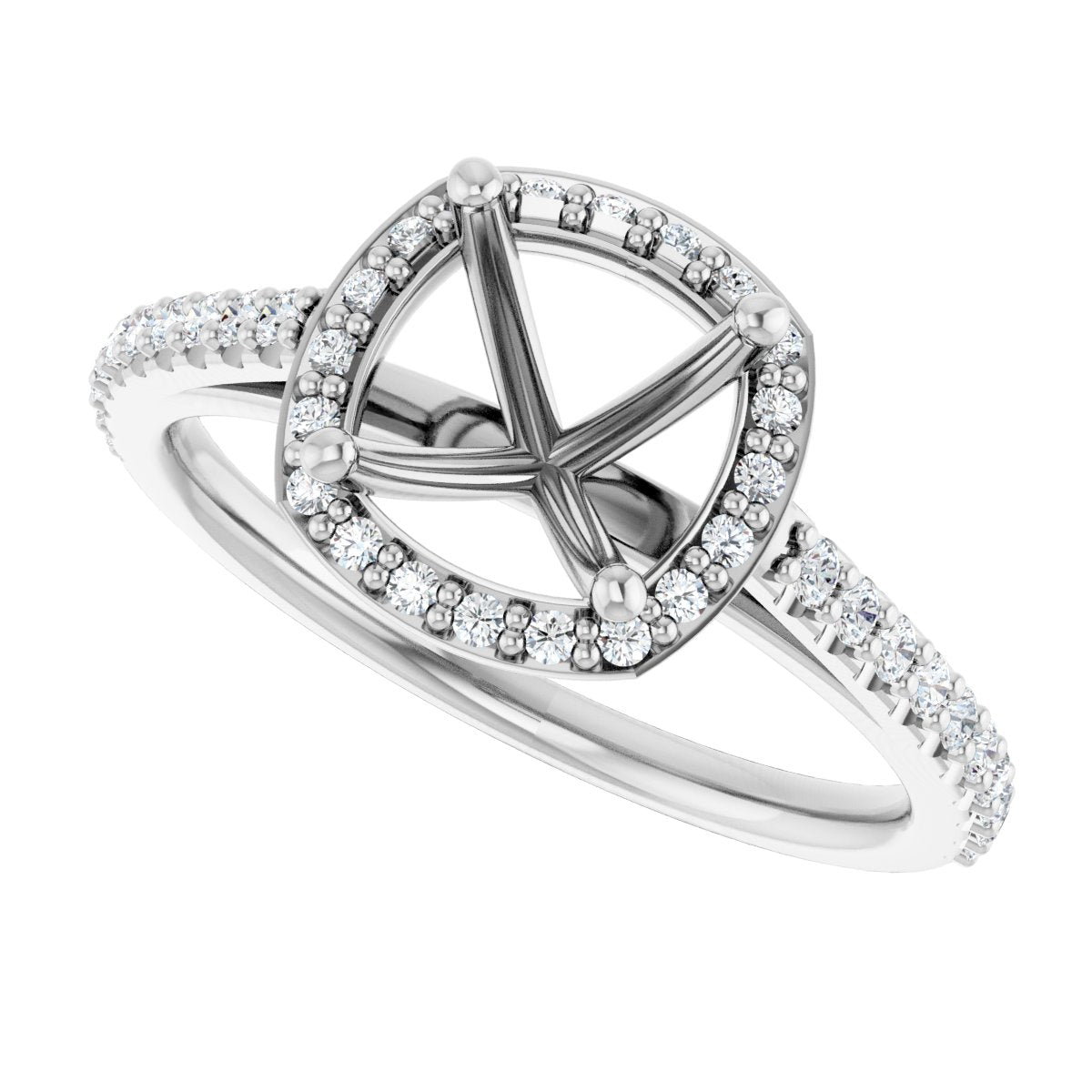 Halo-Style Engagement Ring