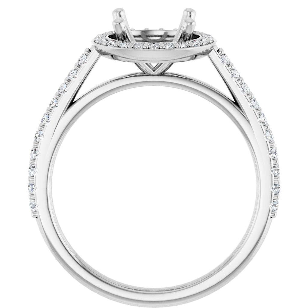Halo-Style Engagement Ring