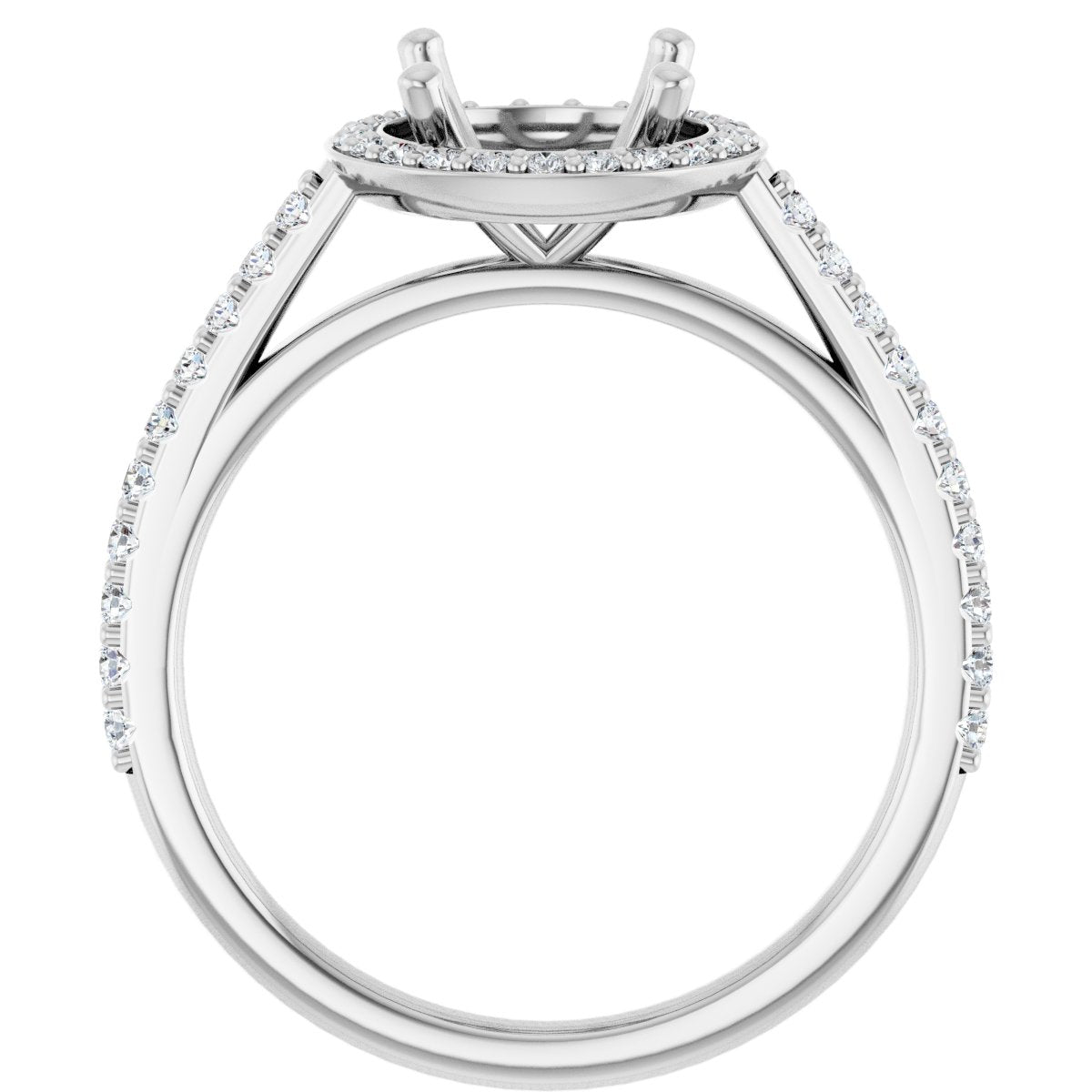 Halo-Style Engagement Ring