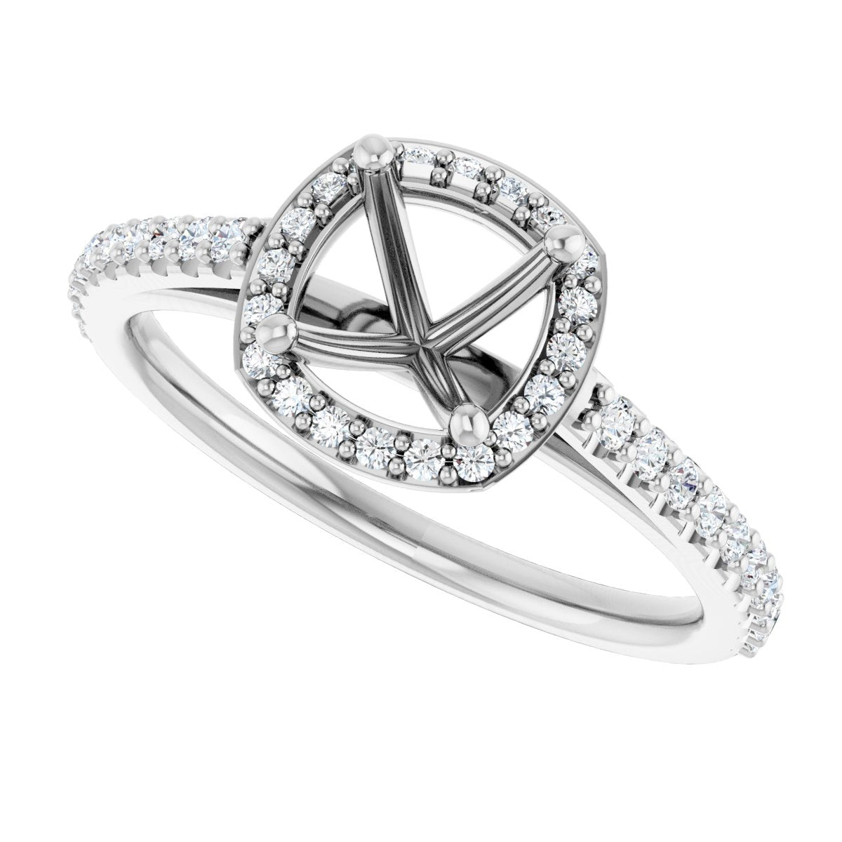 Halo-Style Engagement Ring
