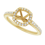 Halo-Style Engagement Ring
