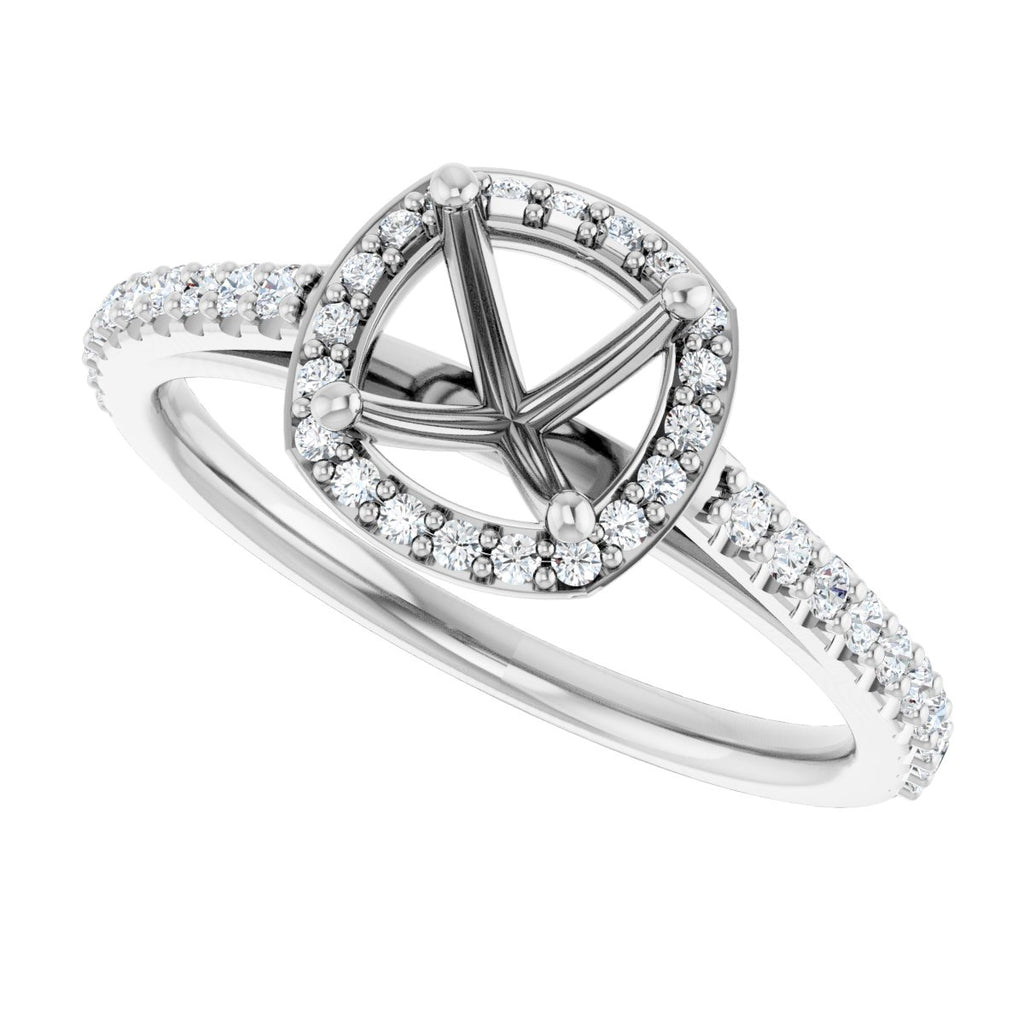 Halo-Style Engagement Ring