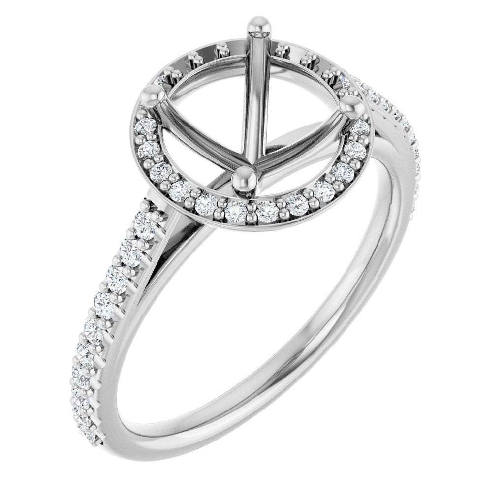 Halo-Style Engagement Ring