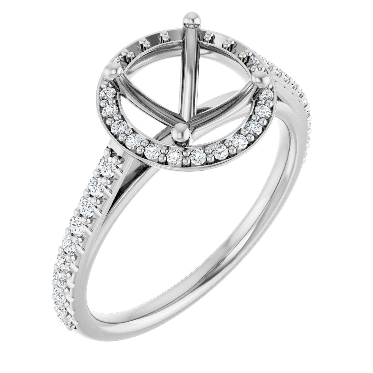 Halo-Style Engagement Ring