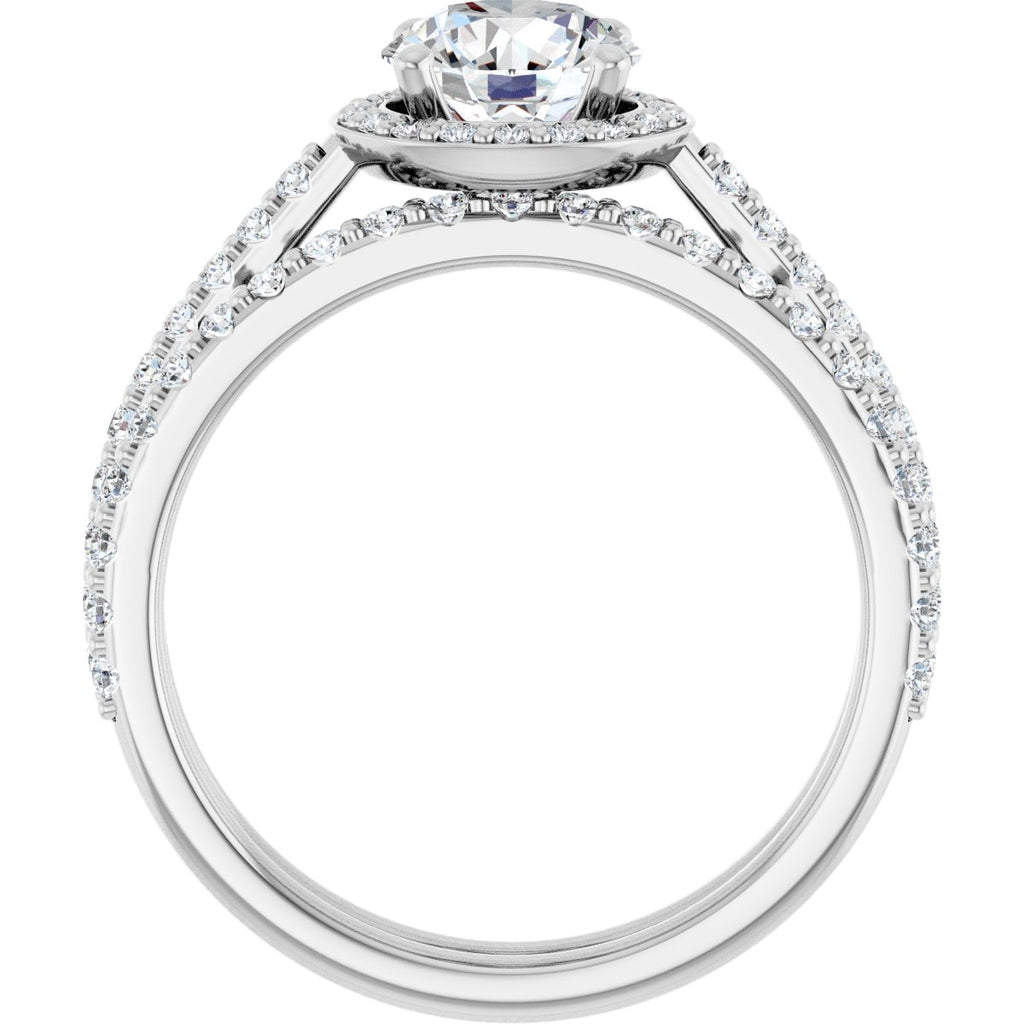 Halo-Style Engagement Ring