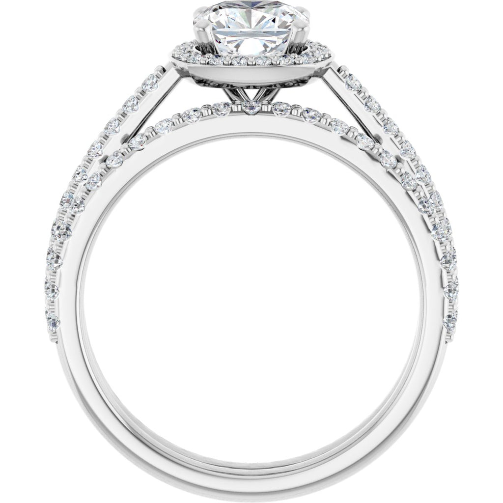 Halo-Style Engagement Ring