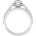 Halo-Style Engagement Ring