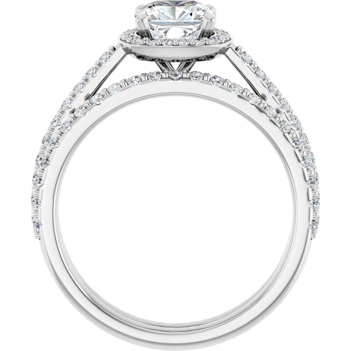 Halo-Style Engagement Ring