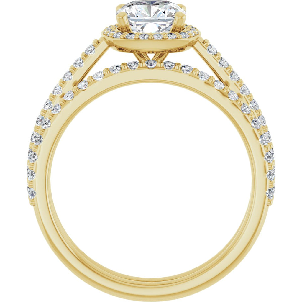 Halo-Style Engagement Ring