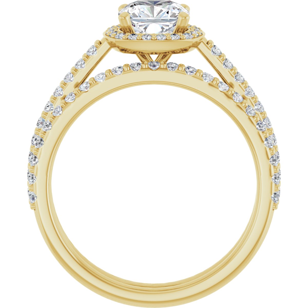 Halo-Style Engagement Ring