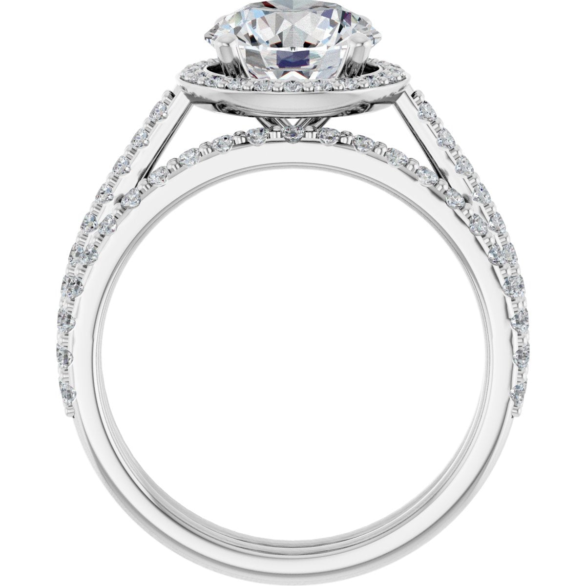 Halo-Style Engagement Ring