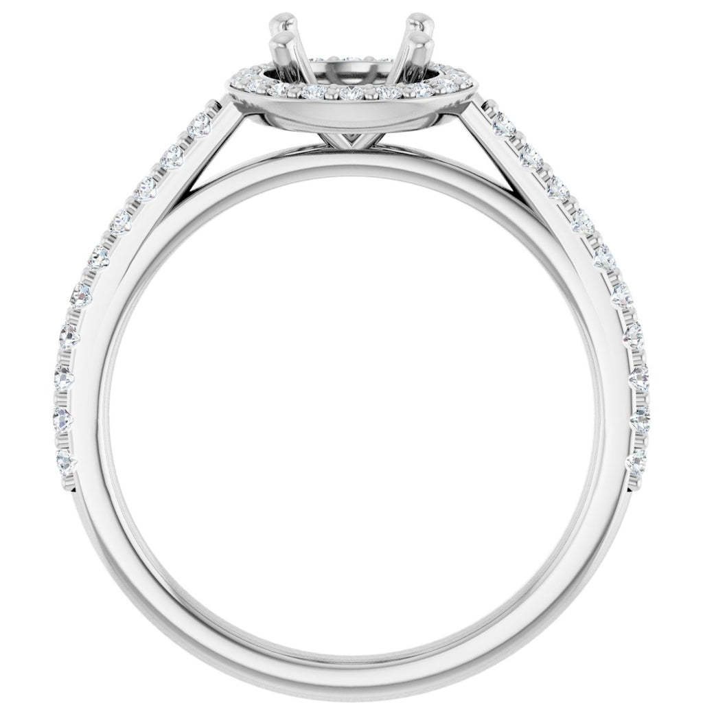 Halo-Style Engagement Ring