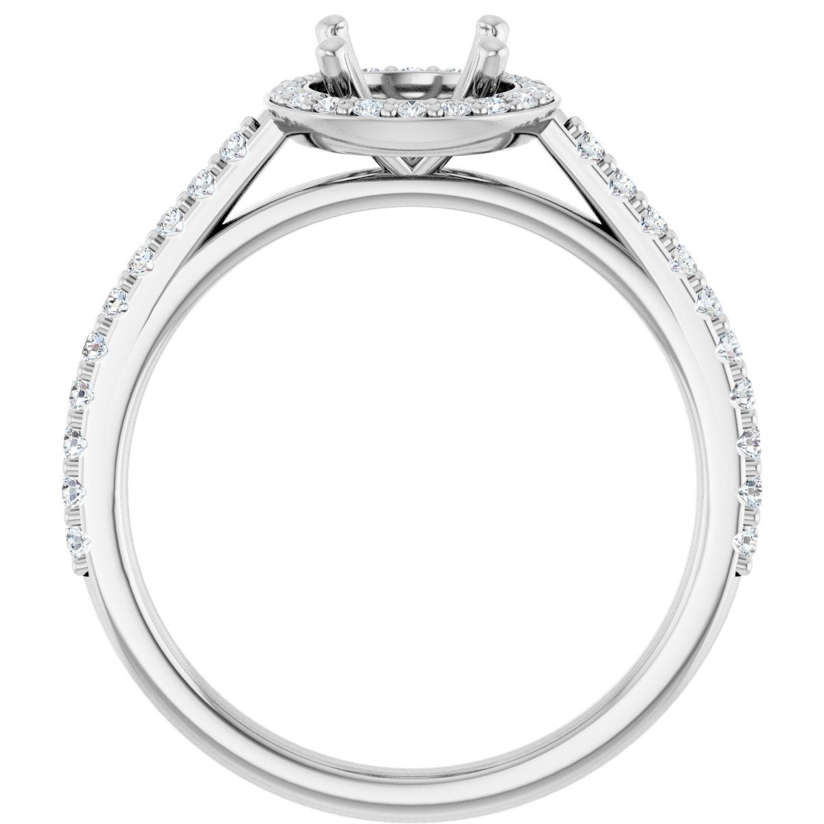 Halo-Style Engagement Ring