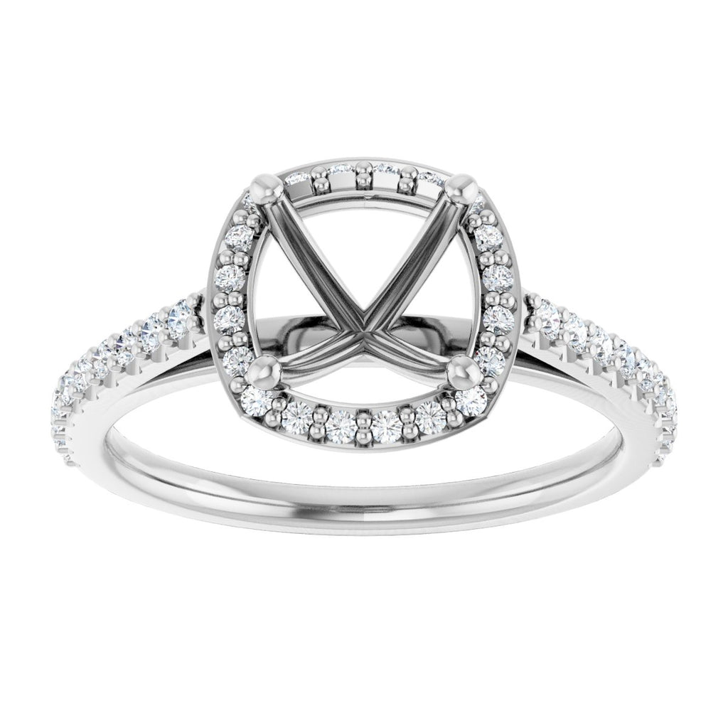 Halo-Style Engagement Ring