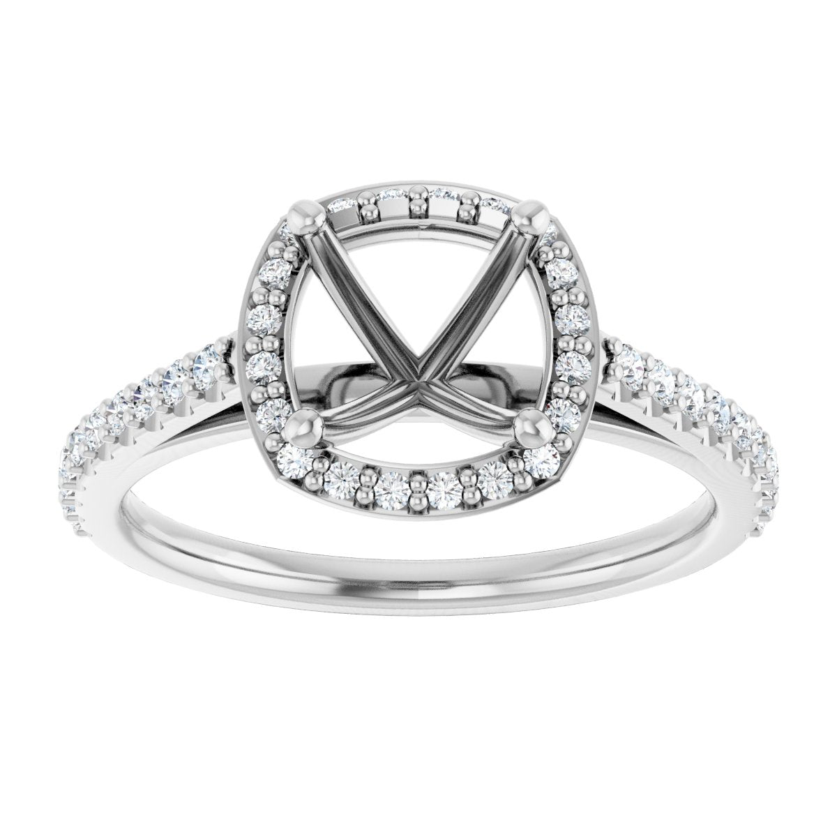 Halo-Style Engagement Ring
