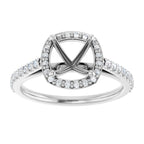 Halo-Style Engagement Ring