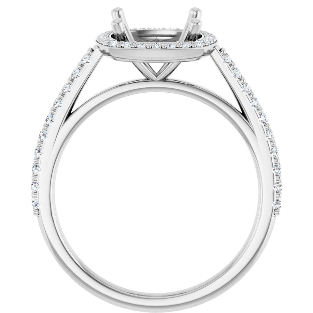 Halo-Style Engagement Ring