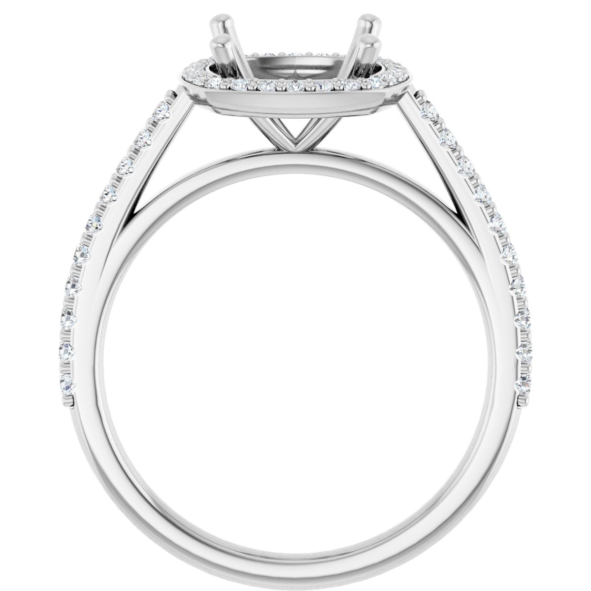 Halo-Style Engagement Ring