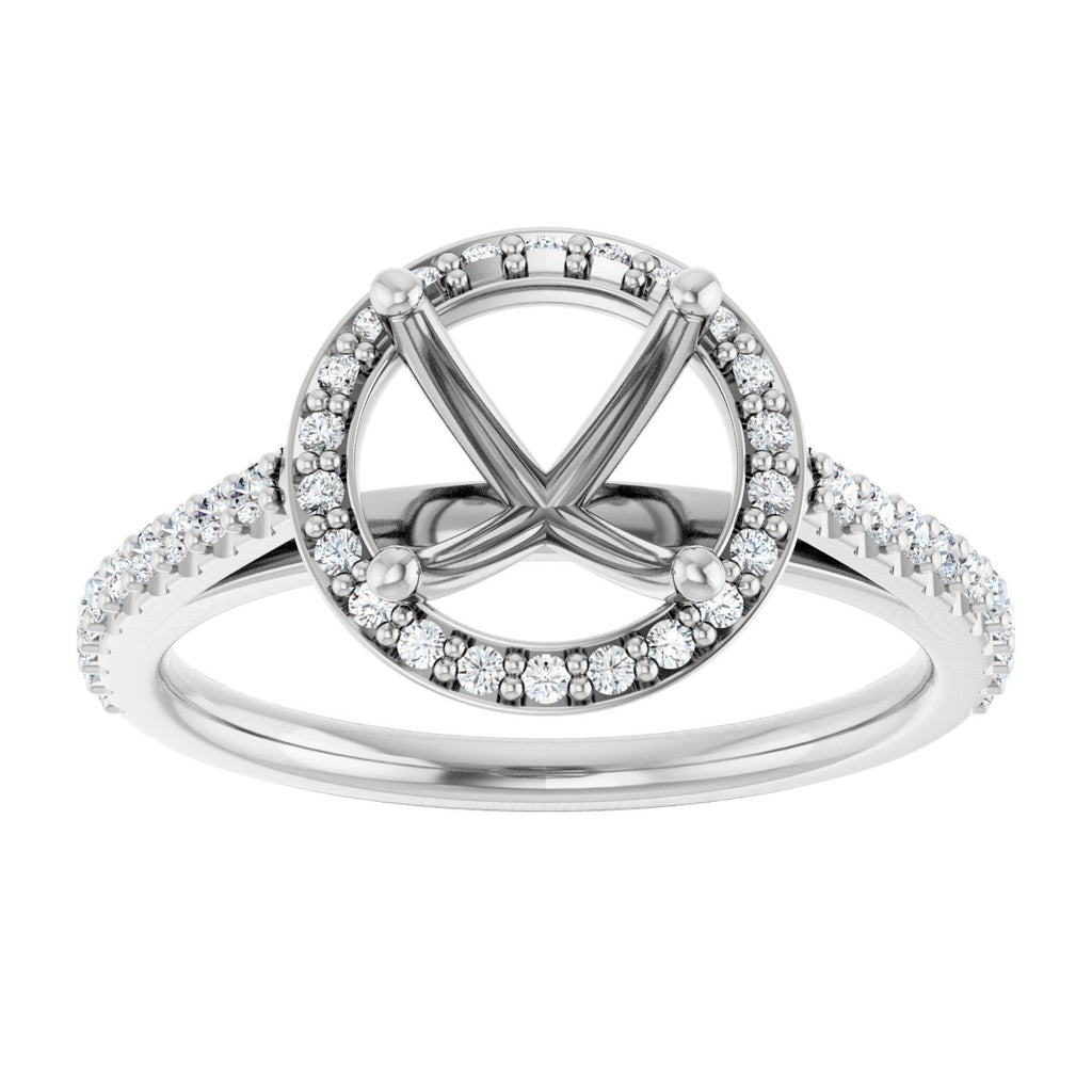 Halo-Style Engagement Ring
