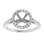 Halo-Style Engagement Ring