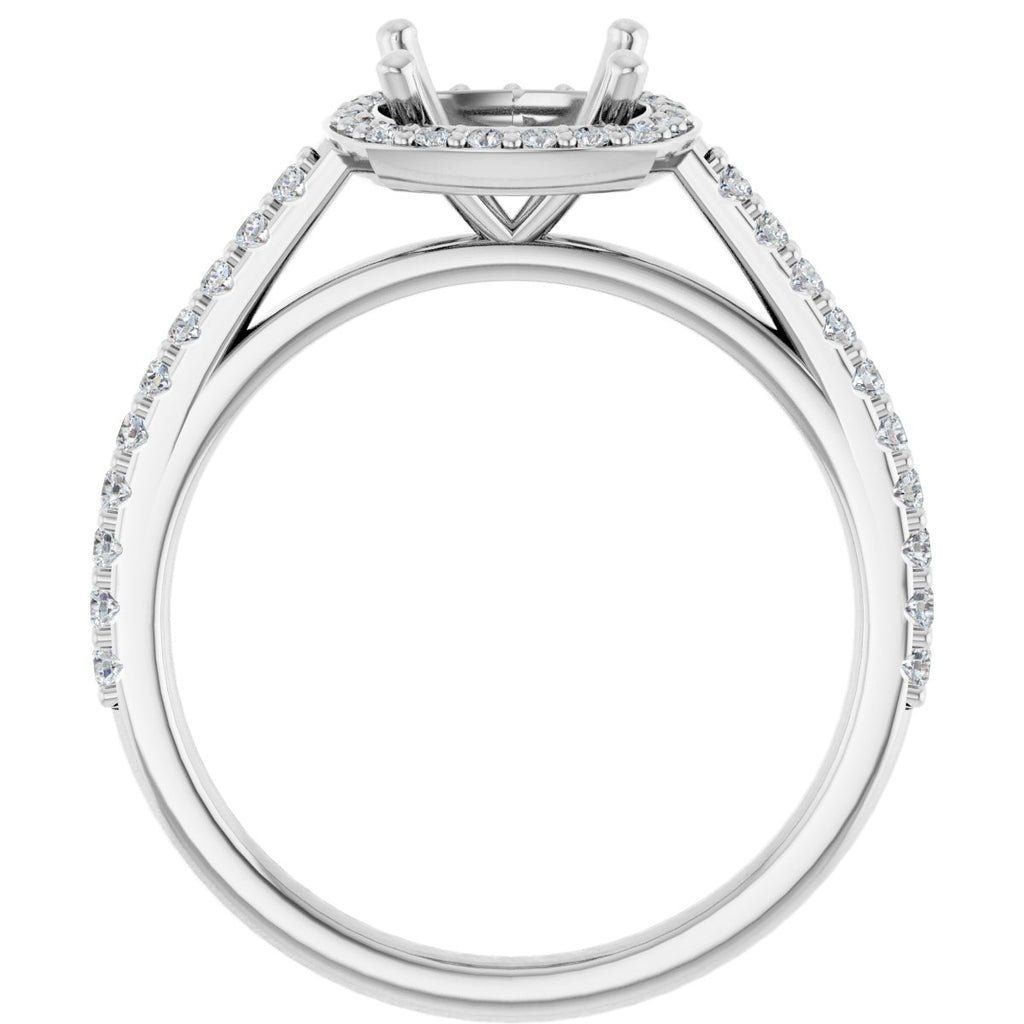 Halo-Style Engagement Ring