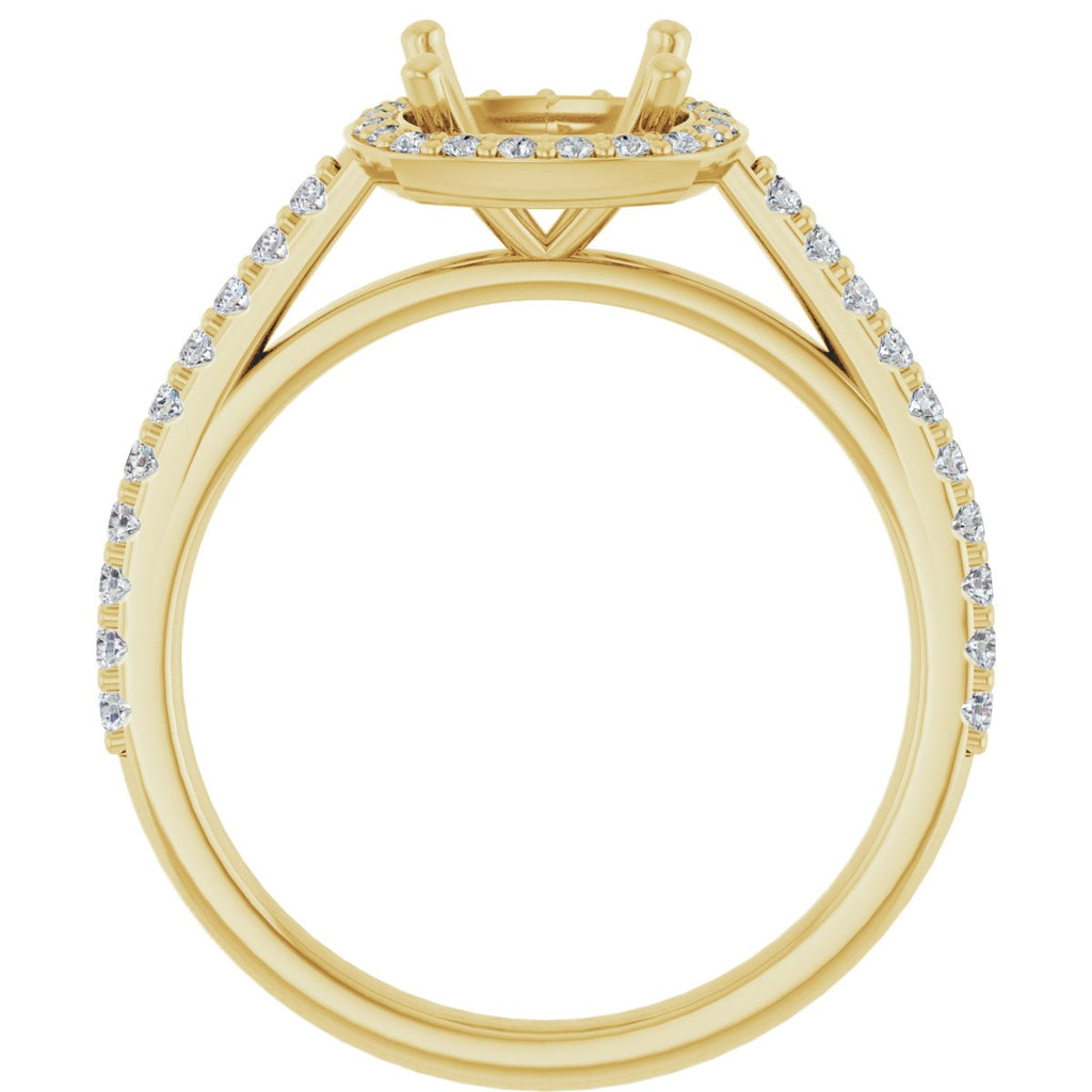 Halo-Style Engagement Ring