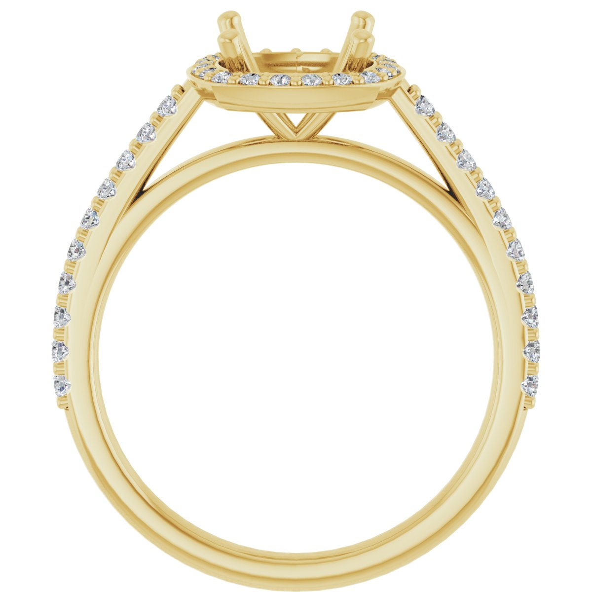 Halo-Style Engagement Ring