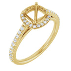 Halo-Style Engagement Ring