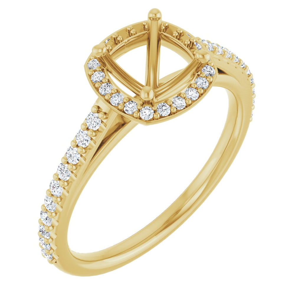 Halo-Style Engagement Ring