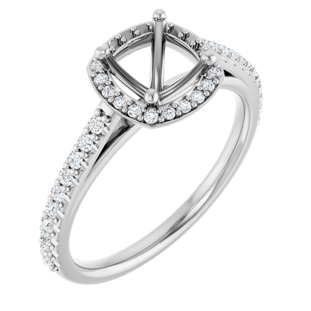 Halo-Style Engagement Ring