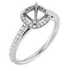 Halo-Style Engagement Ring