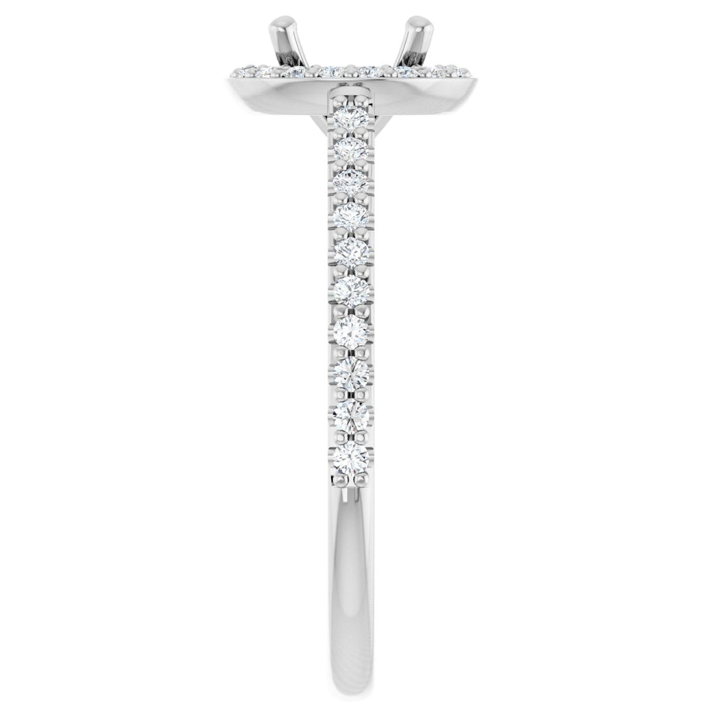Halo-Style Engagement Ring