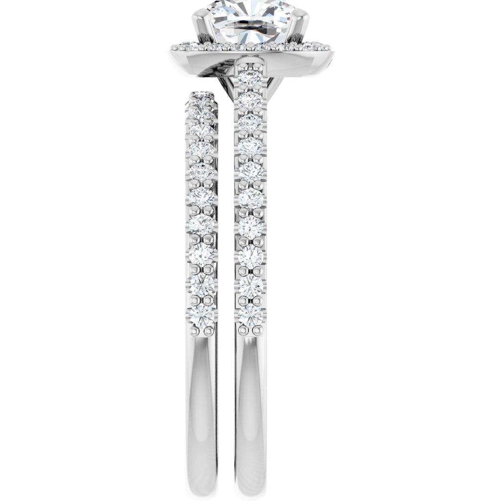 Halo-Style Engagement Ring