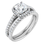 Halo-Style Engagement Ring
