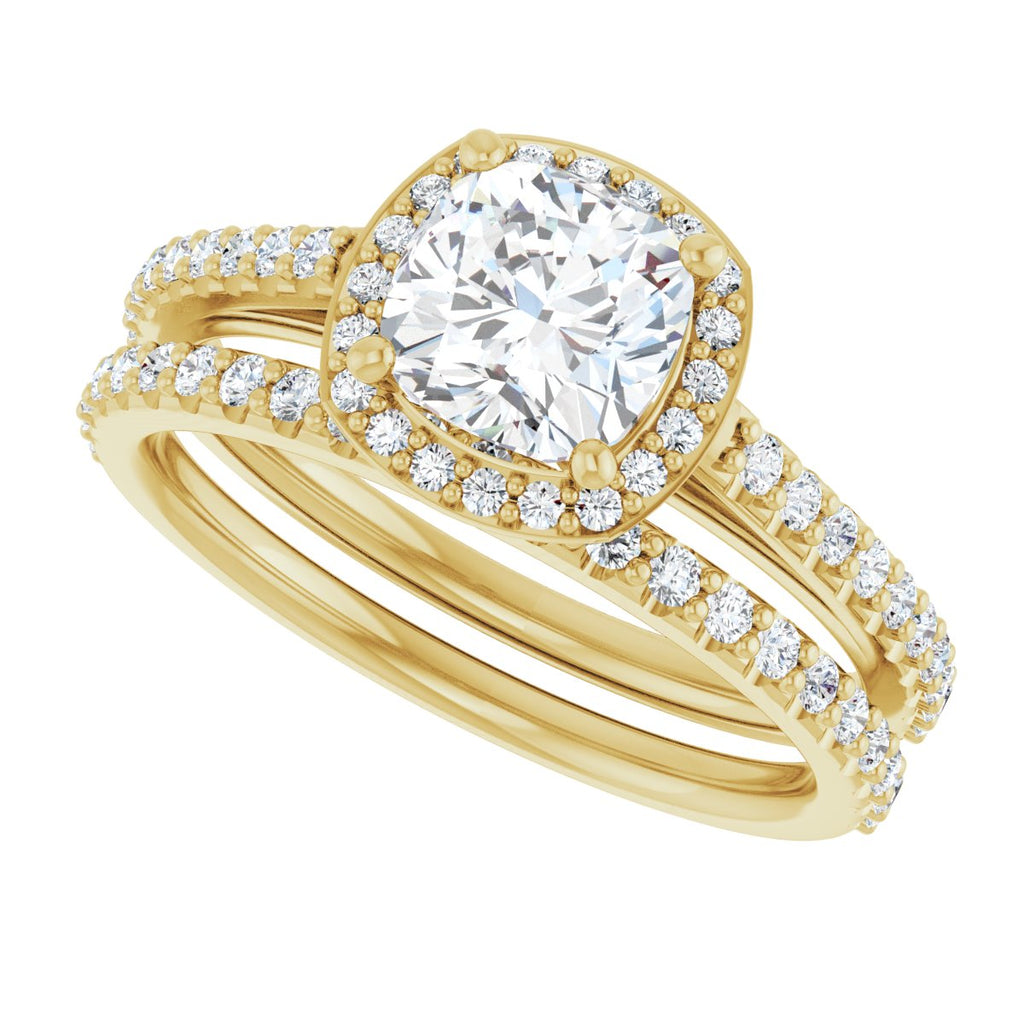 Halo-Style Engagement Ring