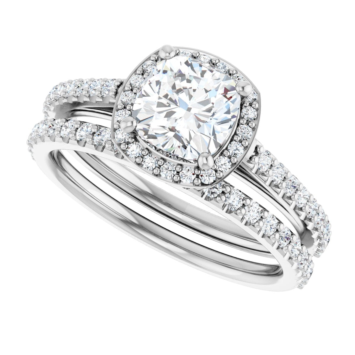 Halo-Style Engagement Ring
