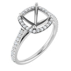 Halo-Style Engagement Ring