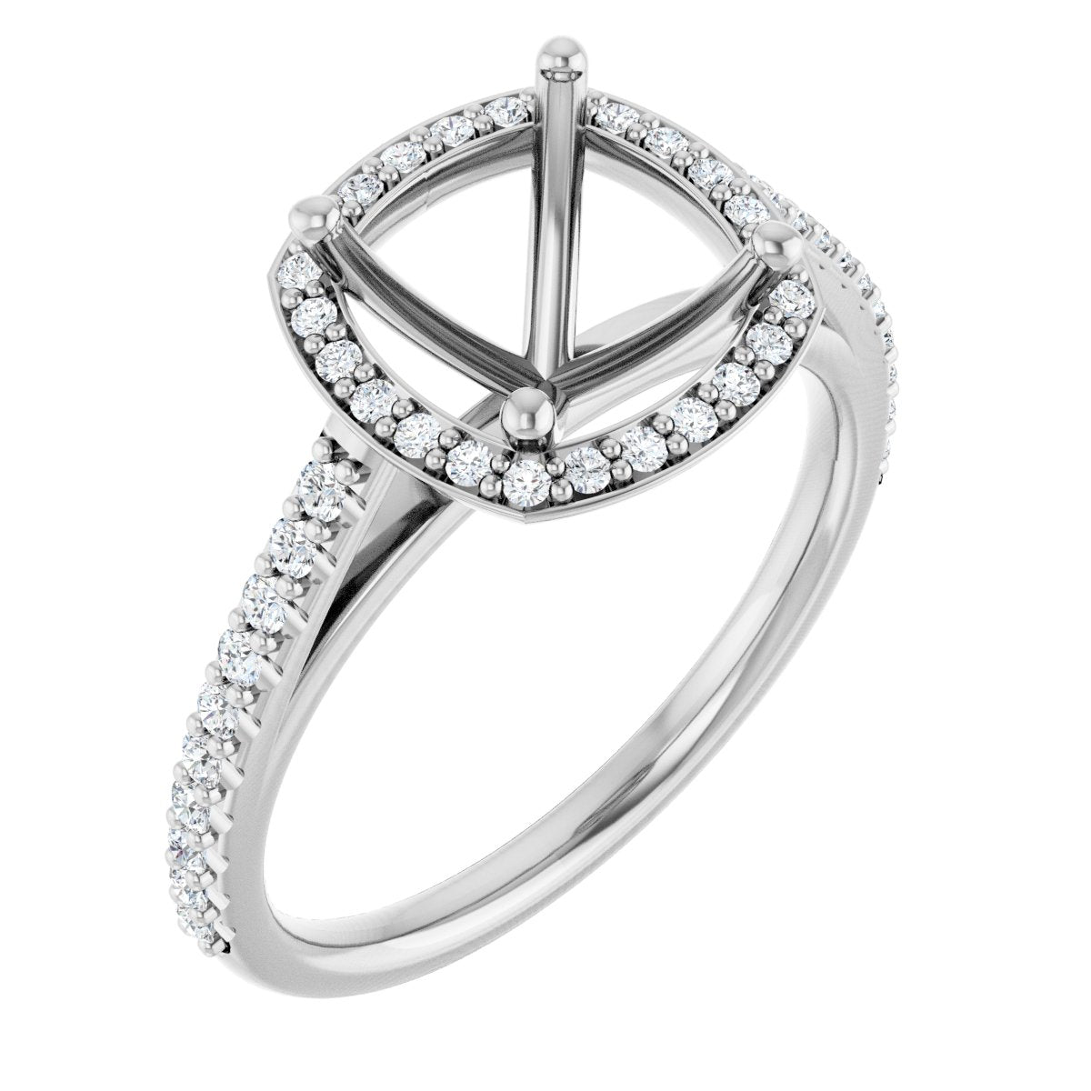Halo-Style Engagement Ring