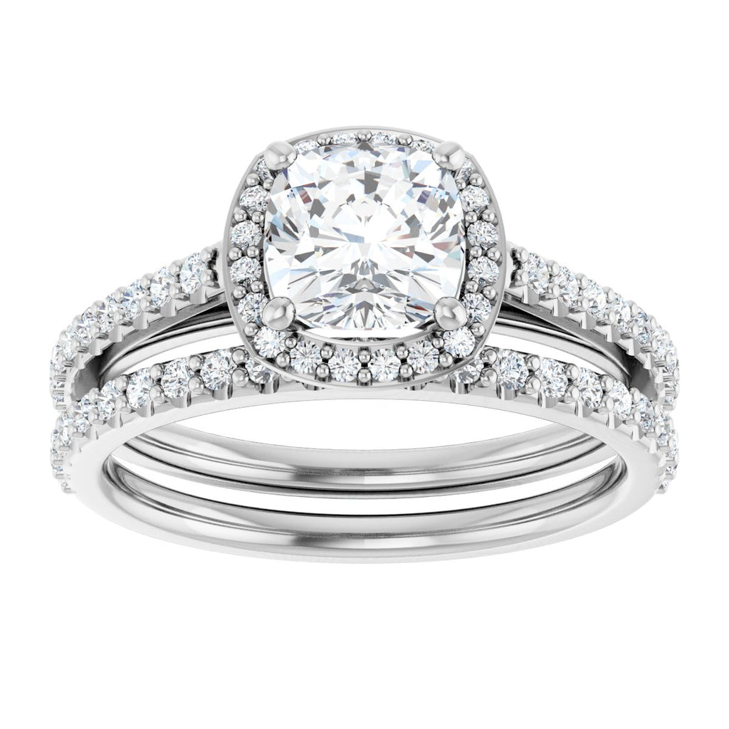 Halo-Style Engagement Ring