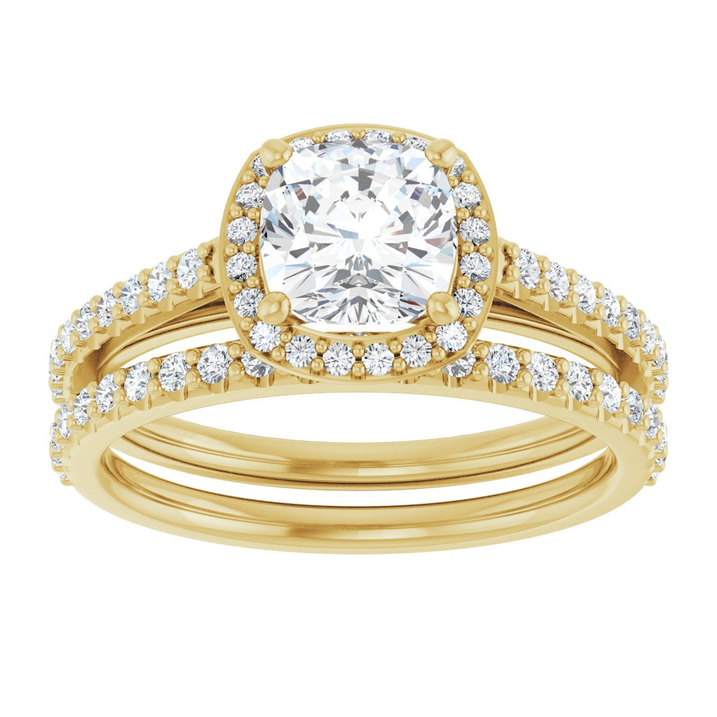 Halo-Style Engagement Ring