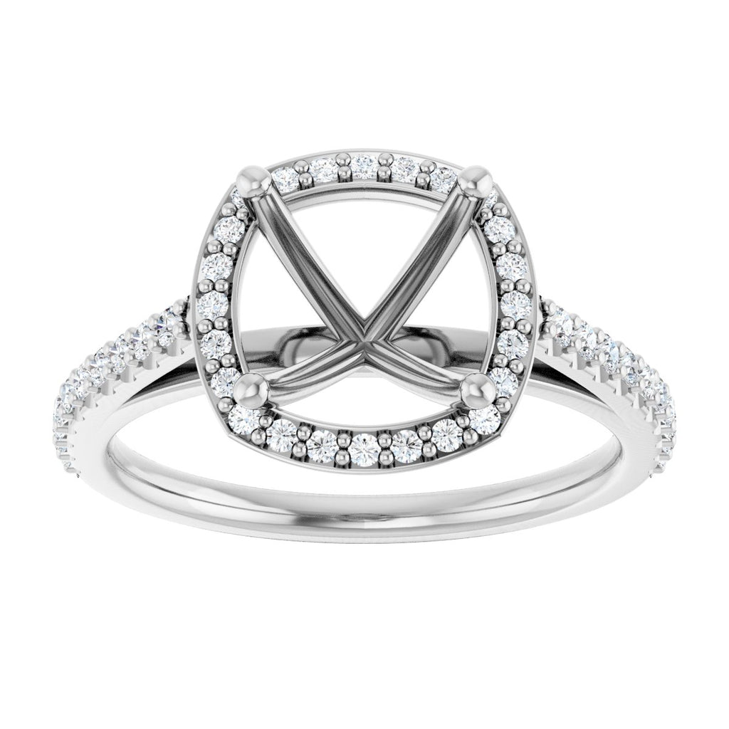Halo-Style Engagement Ring
