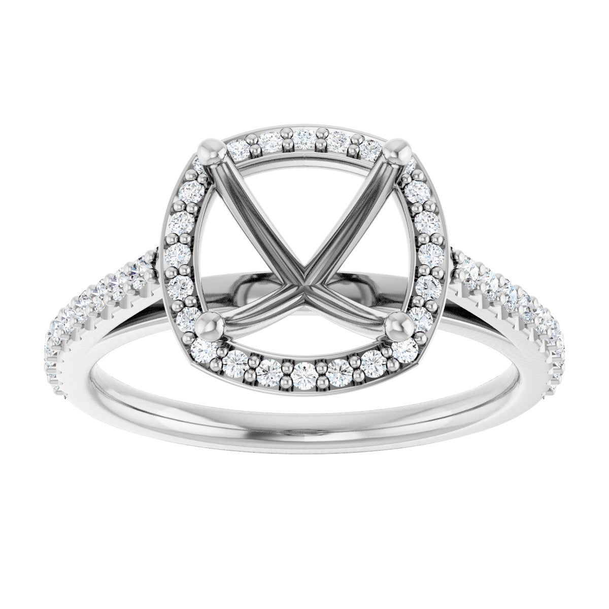 Halo-Style Engagement Ring