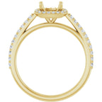 Halo-Style Engagement Ring