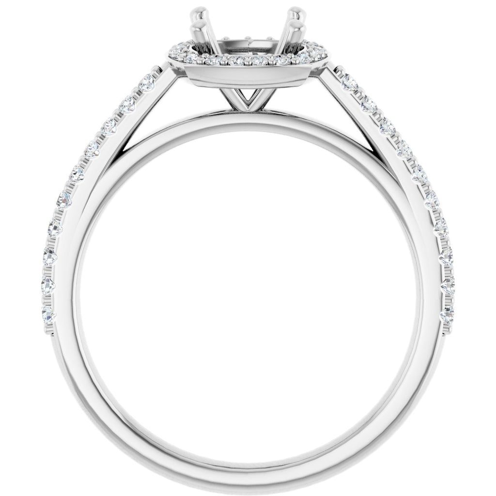 Halo-Style Engagement Ring