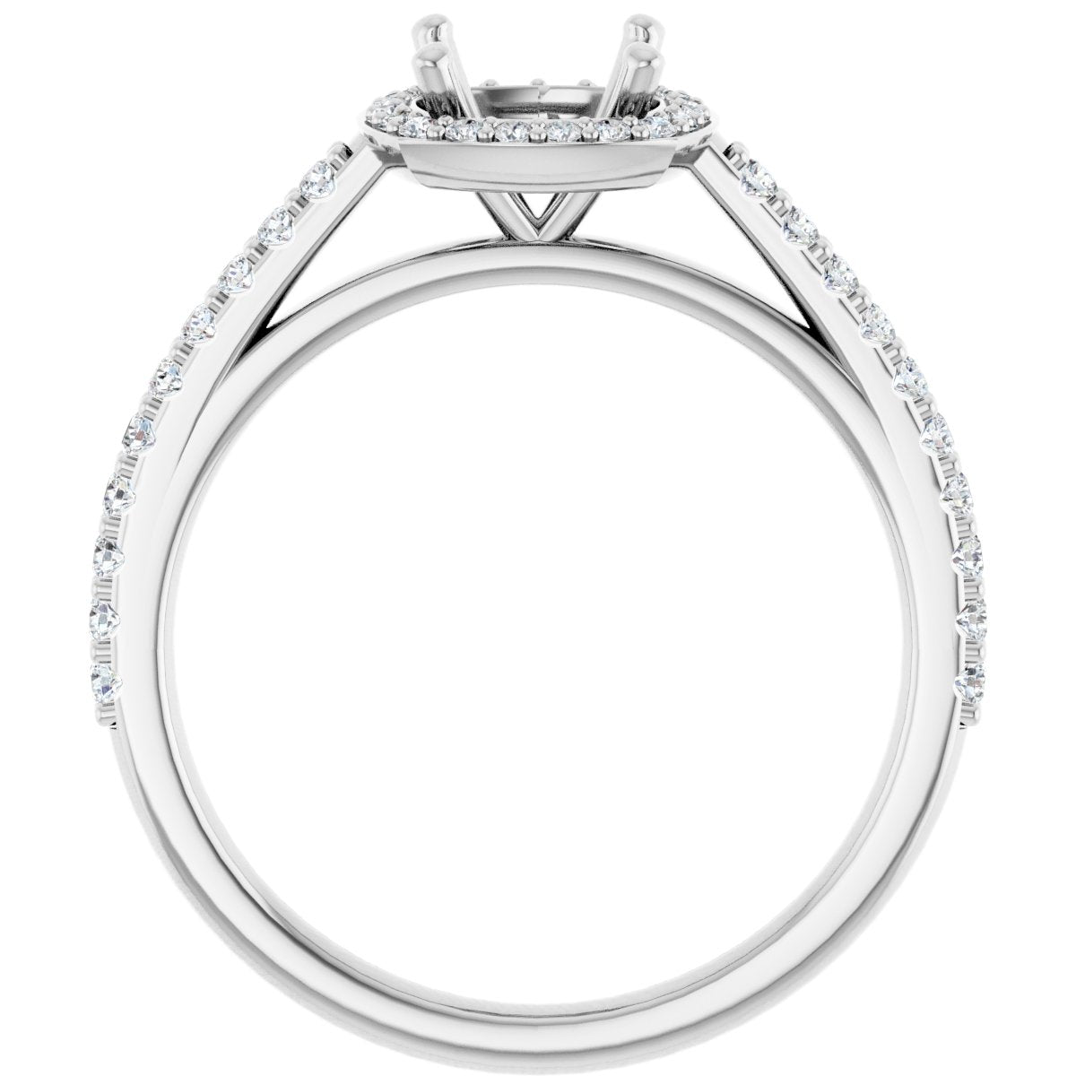 Halo-Style Engagement Ring