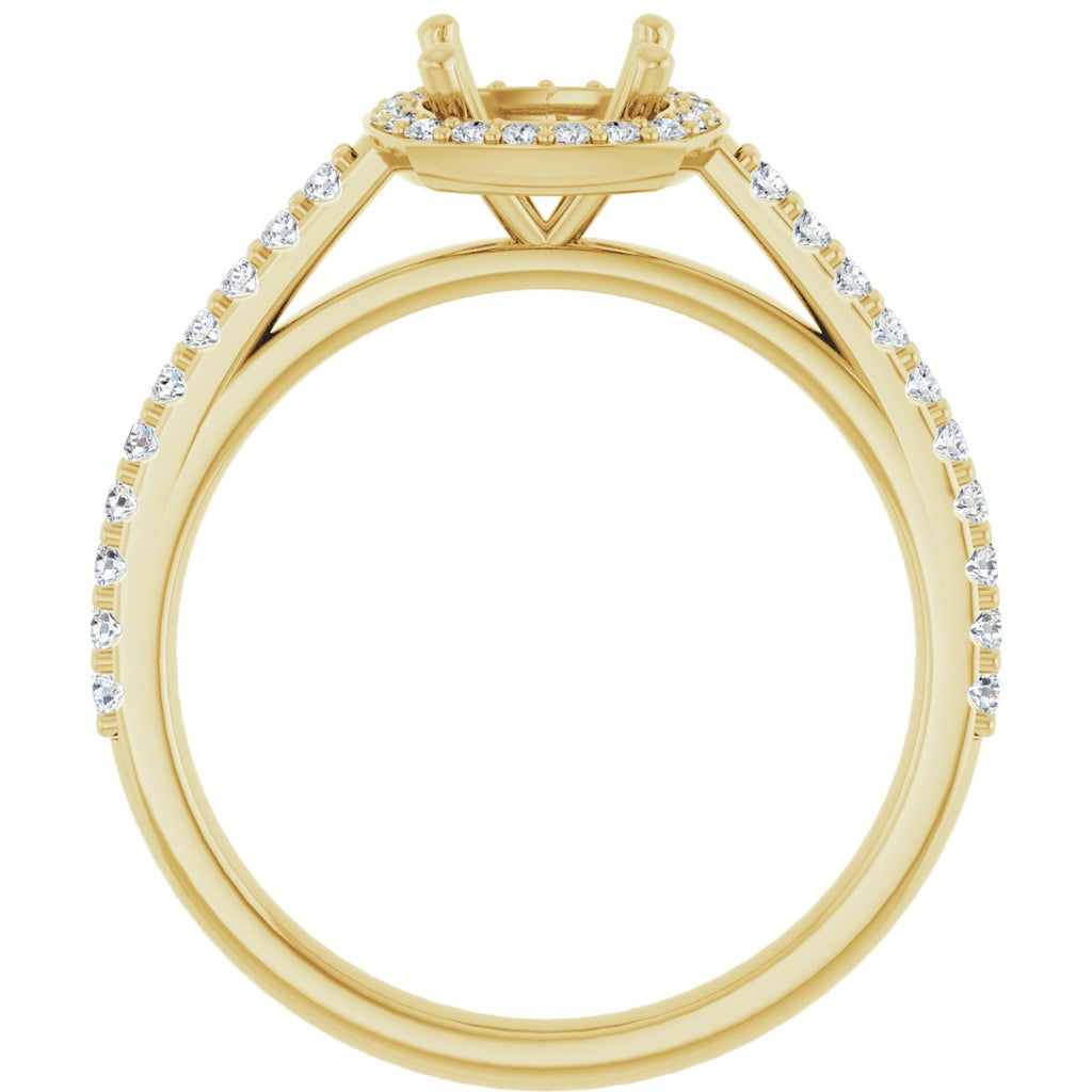 Halo-Style Engagement Ring