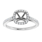 Halo-Style Engagement Ring