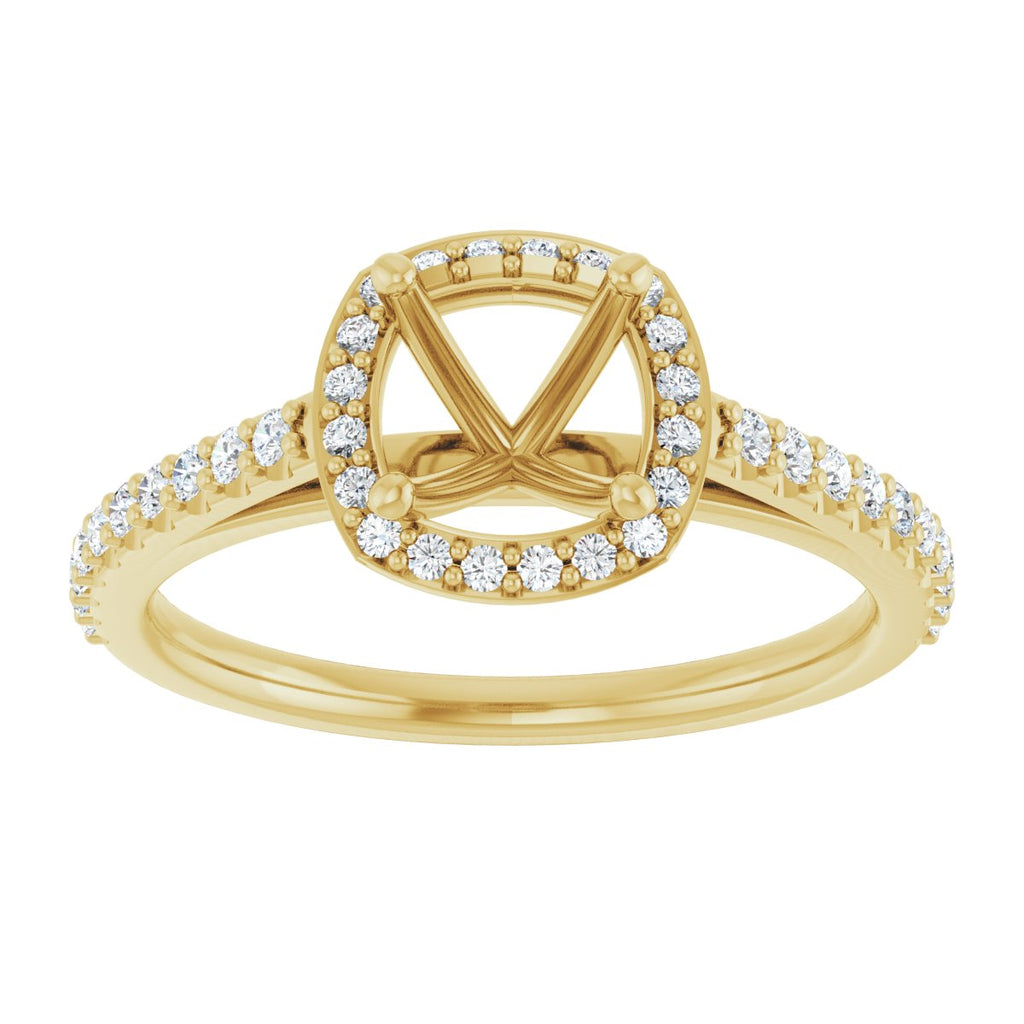 Halo-Style Engagement Ring