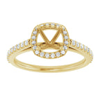 Halo-Style Engagement Ring