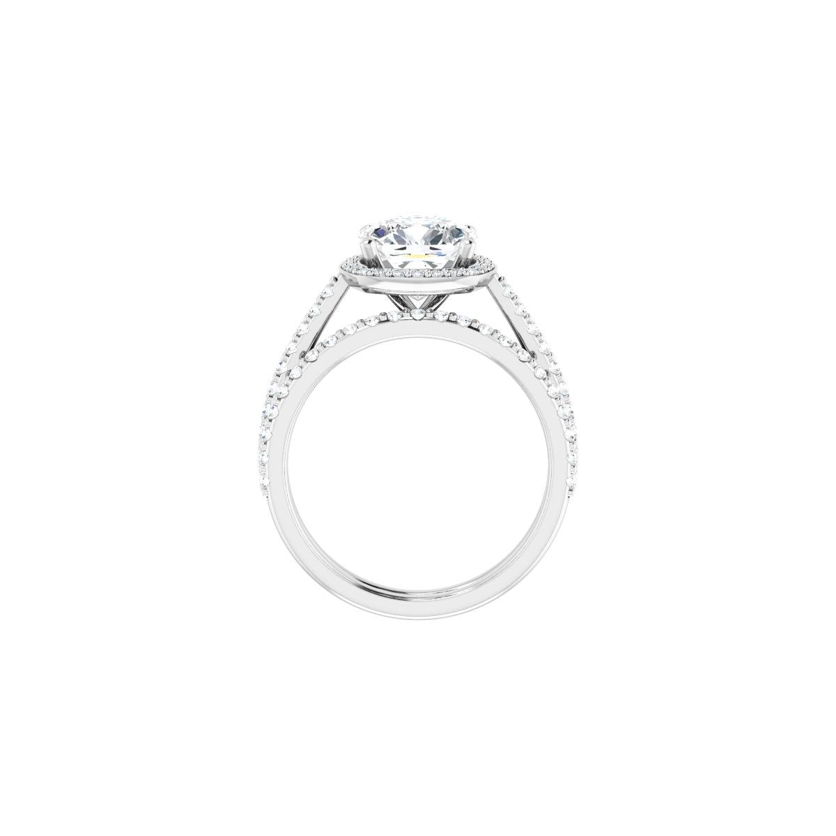 Halo-Style Engagement Ring